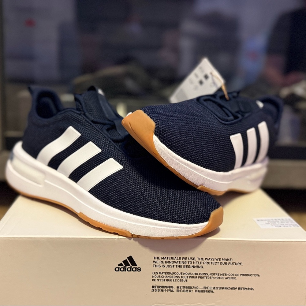 Adidas Kids Sneakers in Navy and White